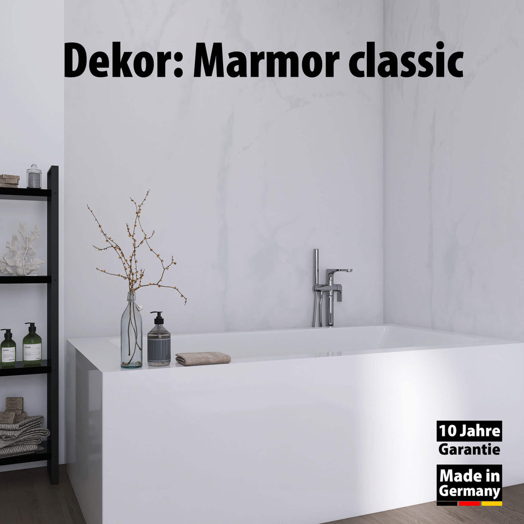 Duschrückwand - Marmor classic (250x100cm)